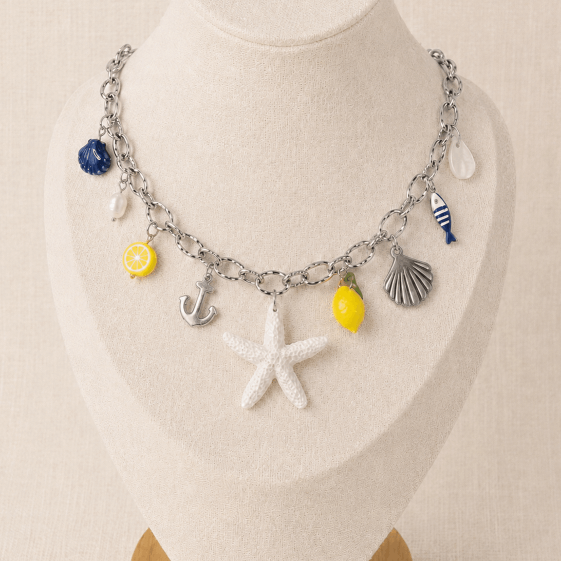 Charm Necklace - 100% Stainless Steel